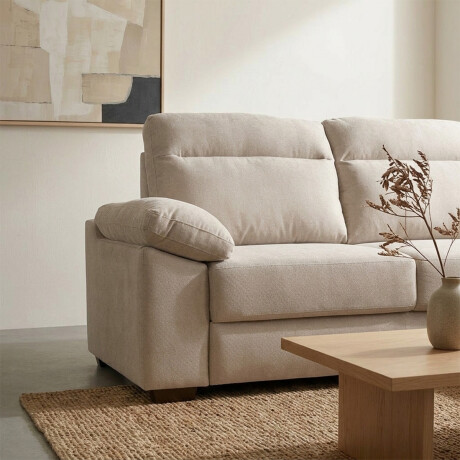 Rinconera Owen - Tela Microfibra - Chaise derecho 12072 (Beige)