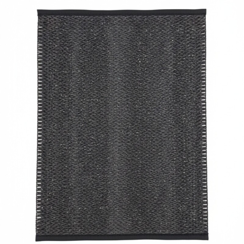 INDIVIDUAL RECT NEGRO 30X45CM Unica