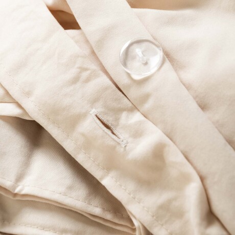 SET FUNDA NÓRDICA QUEEN POLIESTER NATURAL-BEIGE PREWASHED ARENA