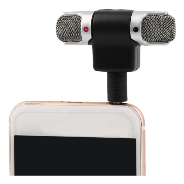 Mini Micrófono Stereo Jack 3.5 Mm Para Celular Profesional Mini Micrófono Stereo Jack 3.5 Mm Para Celular Profesional