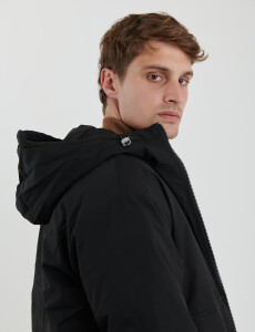 300221 CAMPERA HARRINGTON LABEL Negro