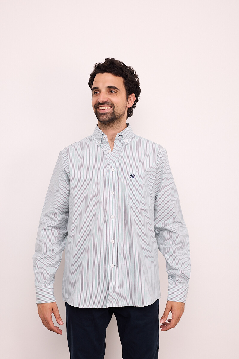 Camisa Rayada Green Coast Stripes