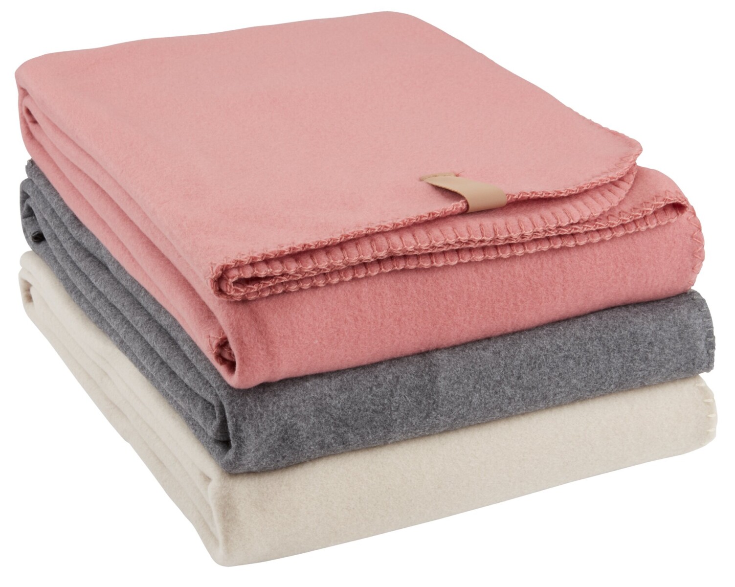 Manta throw DAGLILJE fleece 130x170 rosa 