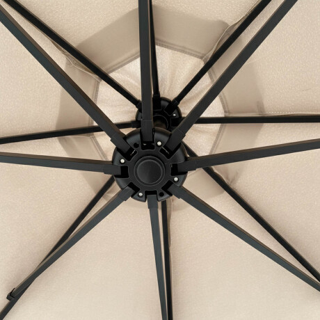 Sombrilla Jardín Exterior Impermeable Banana 3mt Beige