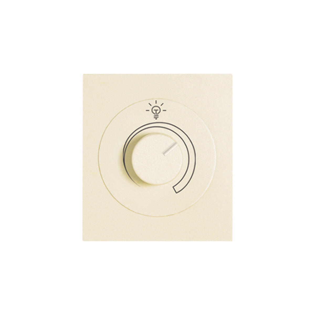 Módulo dimmer LED rotativo Bivolt 2 módulos marfil - C57126 