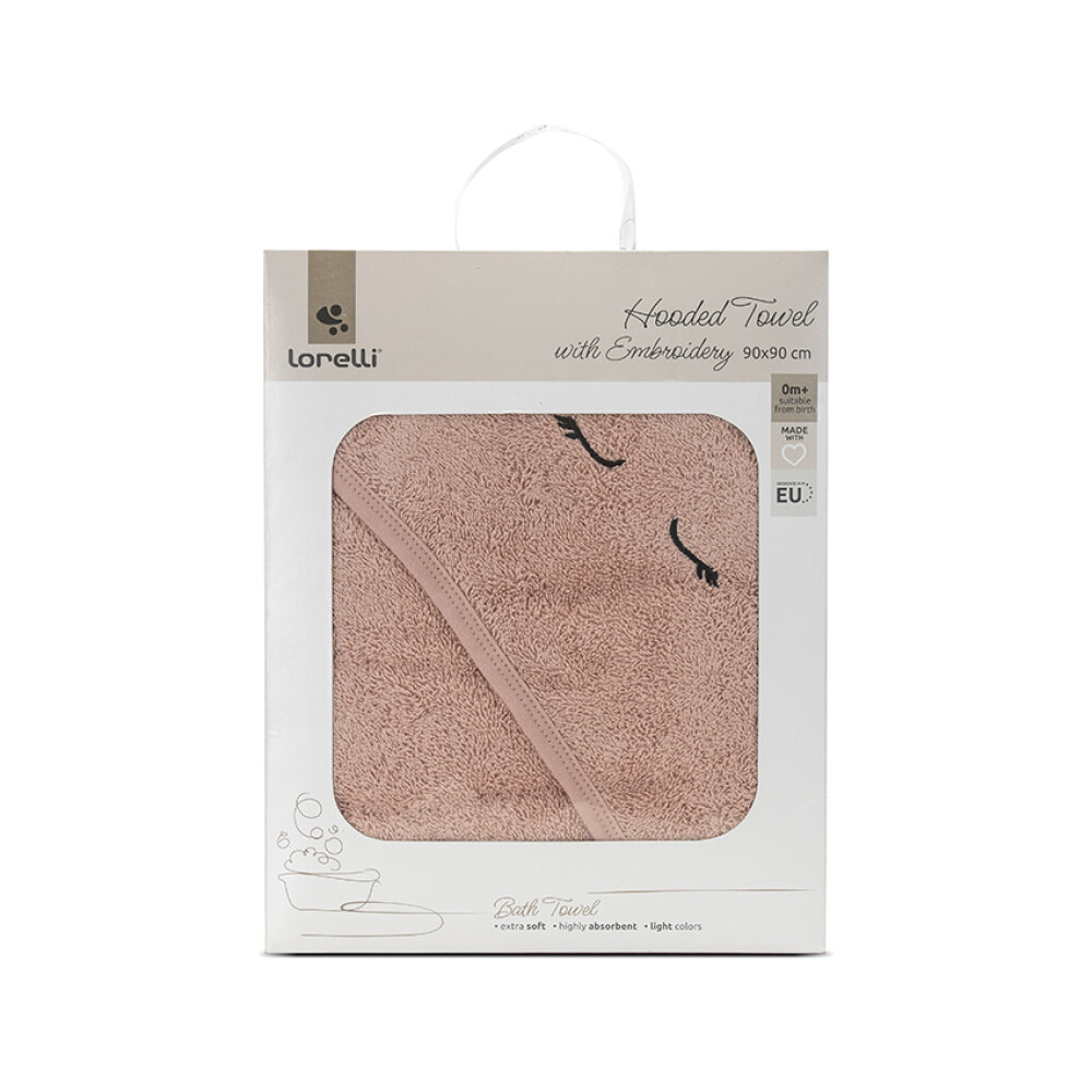 Toalla capucha LORELLI rosa
