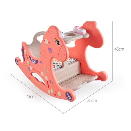 Caballito Balancín Mecedor Plástico 309 ROSA