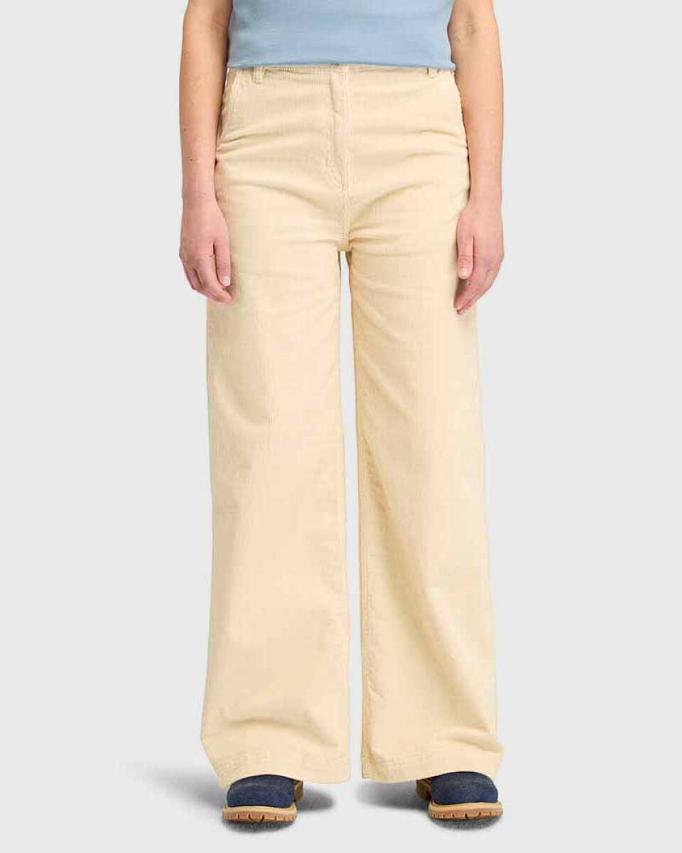 Pantalón Corduroy Wide Leg Mujer - Efl 