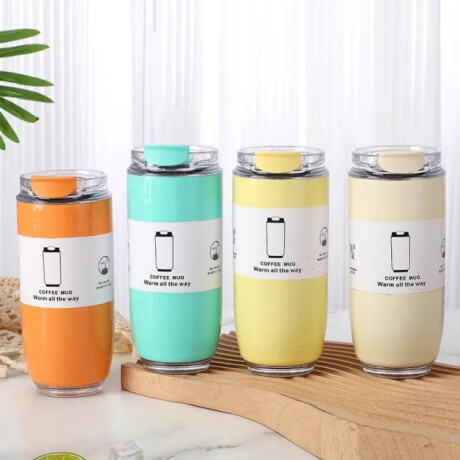 Vaso térmico de 320 ml de capacidad Blanco