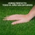 Césped Sintético 5 M2 Pasto Artificial Rollo Decoración Color Verde
