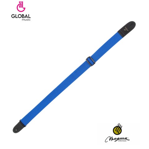 Correa Para Guitarra Magma Polipropileno Azul Franc c/logo Correa Para Guitarra Magma Polipropileno Azul Franc c/logo
