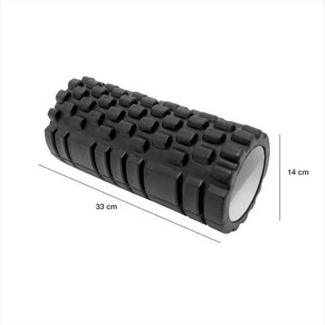 Rolo Rodillo 33 cm Para Pilates Yoga Varios Colores Negro
