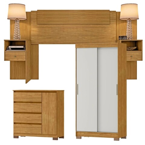 Juego de Dormitorio Ropero Antares 2 Puertas Corredizas Comoda Vega 4 Cajones y Respaldo Oslo - Marrocos Juego de Dormitorio Ropero Antares 2 Puertas Corredizas Comoda Vega 4 Cajones y Respaldo Oslo - Marrocos