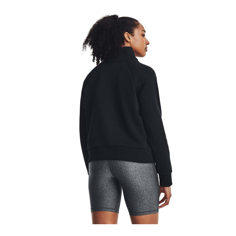 Buzo Under Armour Rival Fleece HZ Mujer 1379492-001 Negro
