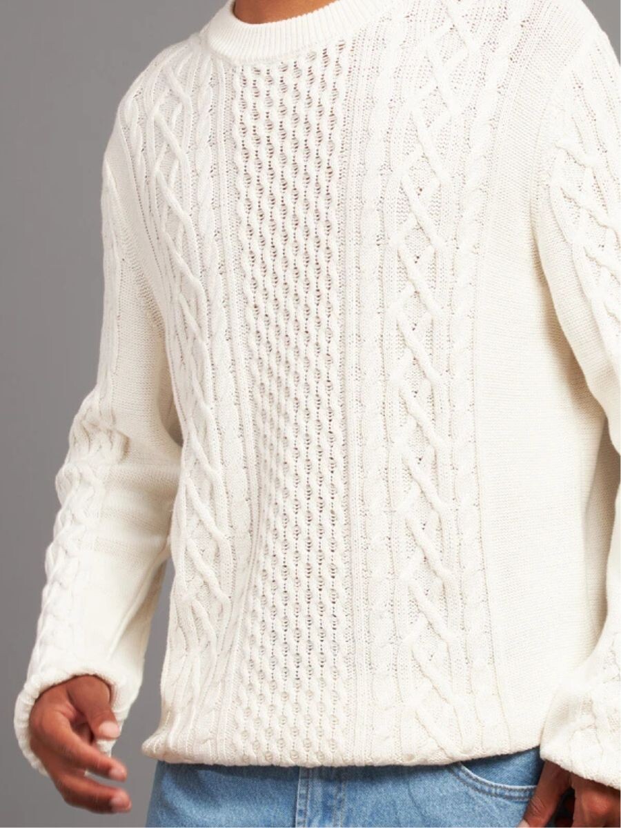 SWEATER LEIVA RUSTY - Crema 