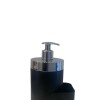 Dispensador de Jabón líquido y porta esponja - Negro Dispensador de Jabón líquido y porta esponja - Negro