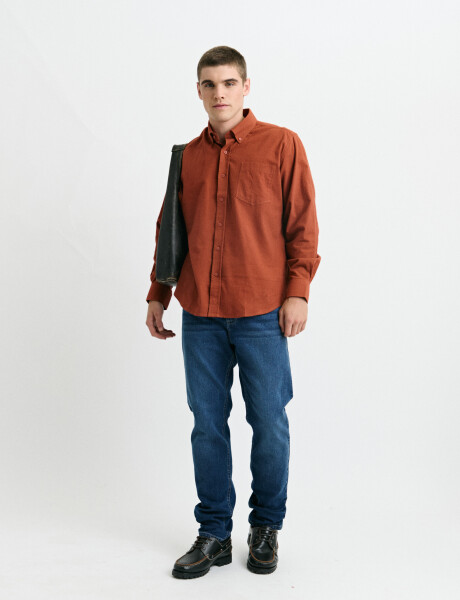 012639 CAMISA HARRY Ladrillo