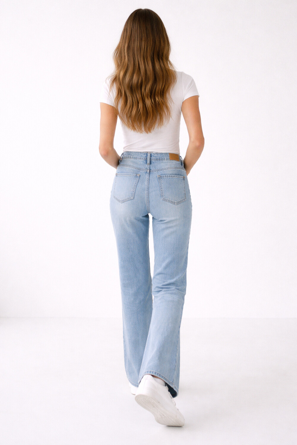 Pantalon Samilu Celeste Grisaceo