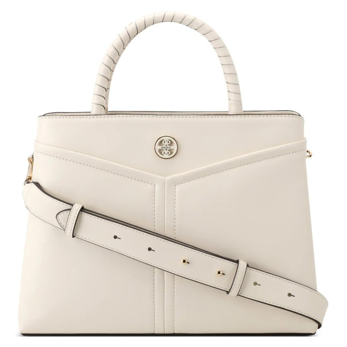 Satchel Handbag Erina 2 Comp - Chic Cream 