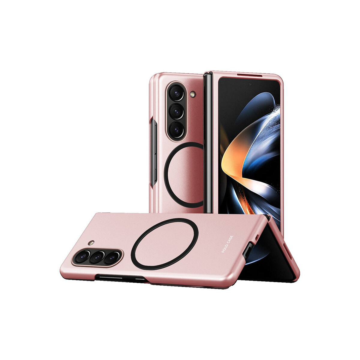 Protector Samsung Galaxy Z Fold5 5G magnético color rosa 