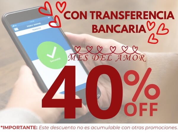 30% OFF TRANSFERENCIA