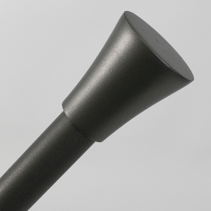VARA METAL PLATA P/CORTINA 218-304.8CM Unica