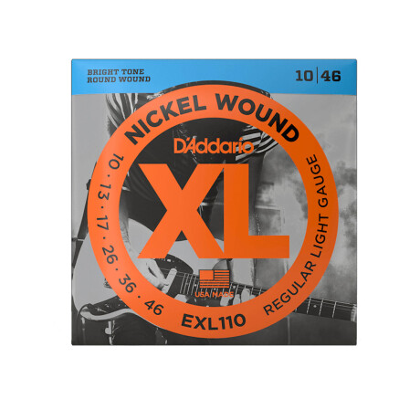 ENCORDADO ELECTRICA/DADDARIO EXL110 NIC. WOUND 010 — Woofer