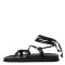 Sandalias de Mujer Miss Carol con Tiras al Tobillo Negro