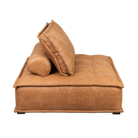 SOFÁ MODULAR PU MARRON ELEMENT CAMEL