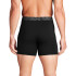 UA PERFORMANCE COTTON - SOLID 6 IN 3PK BLA-001