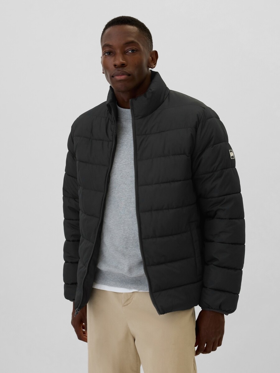 Campera Light Weight Puffer Hombre - True Black V2 