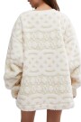 CABLE KNIT SWEATSHIRT Marfil