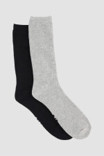 Pack x2 medias full terry Negro