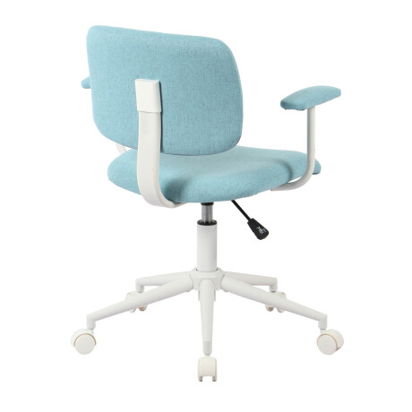 ASIENTO DE OFICINA POLIPROPILENO-Y-TELA CELESTE CLIFFORD