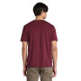 Polo Mountain Graphic Manga Corta Hombre Burgundy