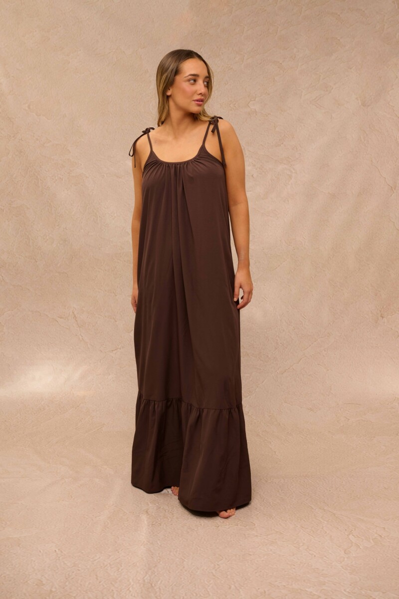 VESTIDO JARA CHOCOLATE VESTIDO JARA CHOCOLATE