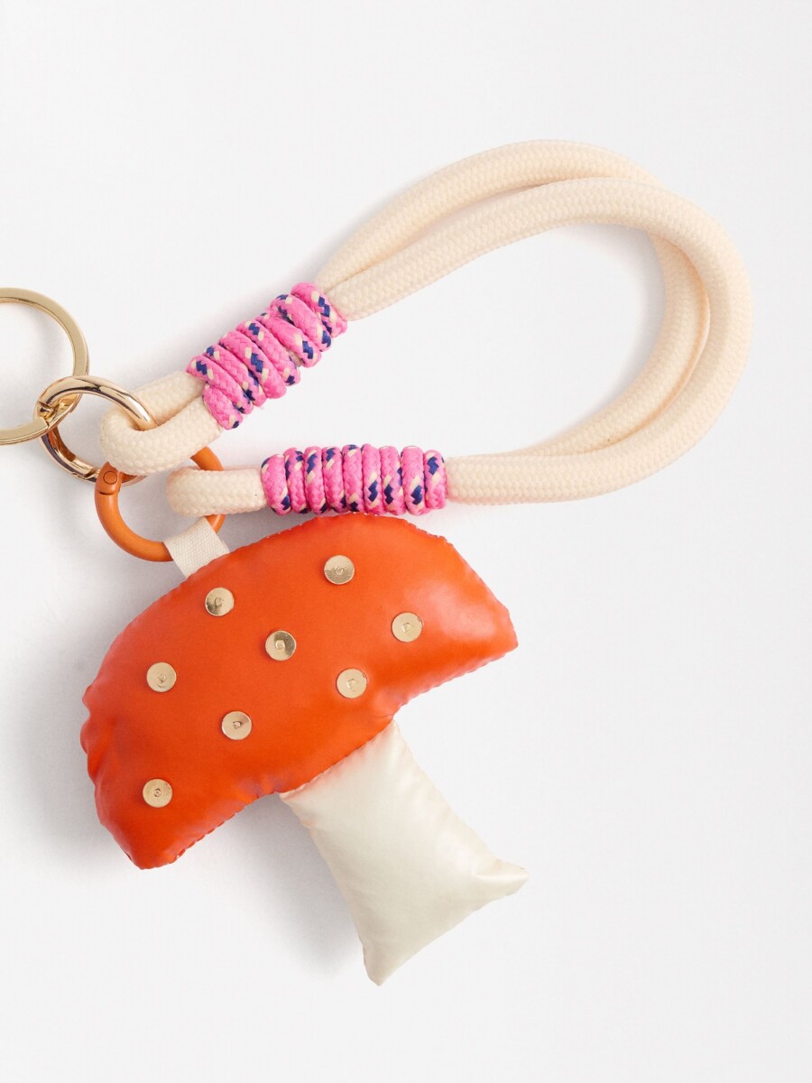 Llavero Charm Hongo multicolor
