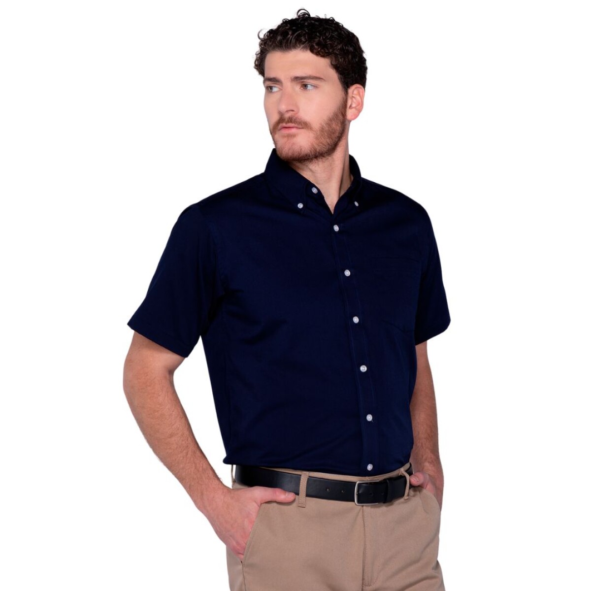 Camisa gabardina - Azul marino 
