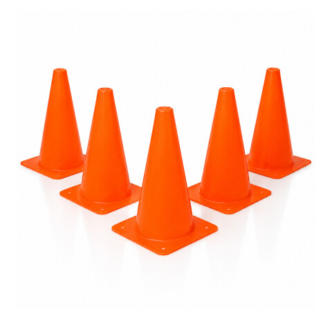 Conos de entrenamiento x 5 unidades Naranja