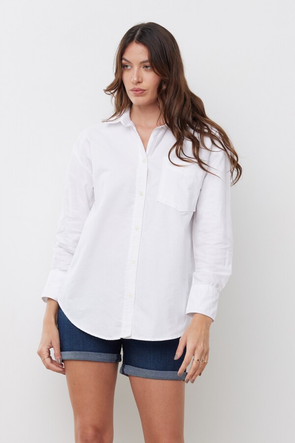 Camisa Bolsillo BLANCO