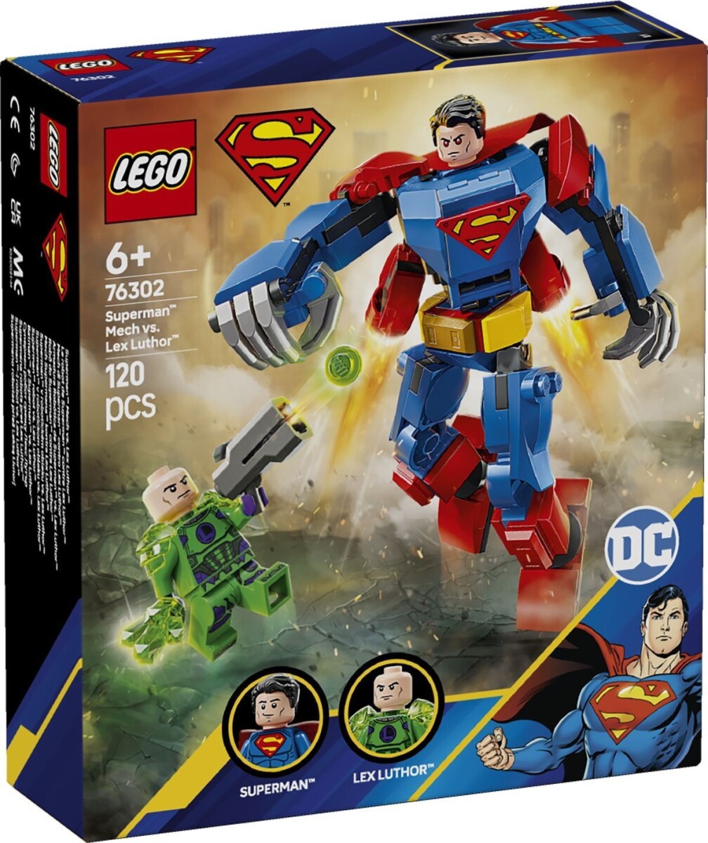 Lego Dc Armadura Robótica De Superman Vs. Lex Luthor 76302 