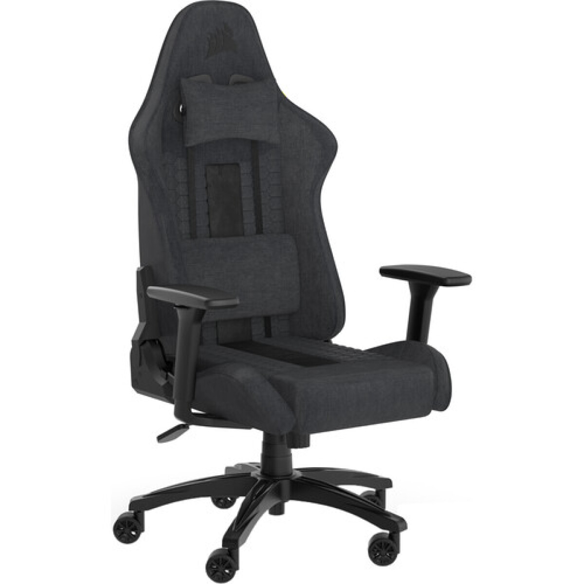 Silla Gamer CORSAIR TC100 Fabric Gaming - Black Gray 