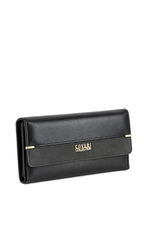 BILLETERA COVERI LARGA NEGRO