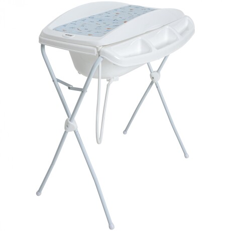 Catre de Baño Plegable con Cambiador ANGRA Bebesit AZUL Catre de Baño Plegable con Cambiador ANGRA Bebesit AZUL