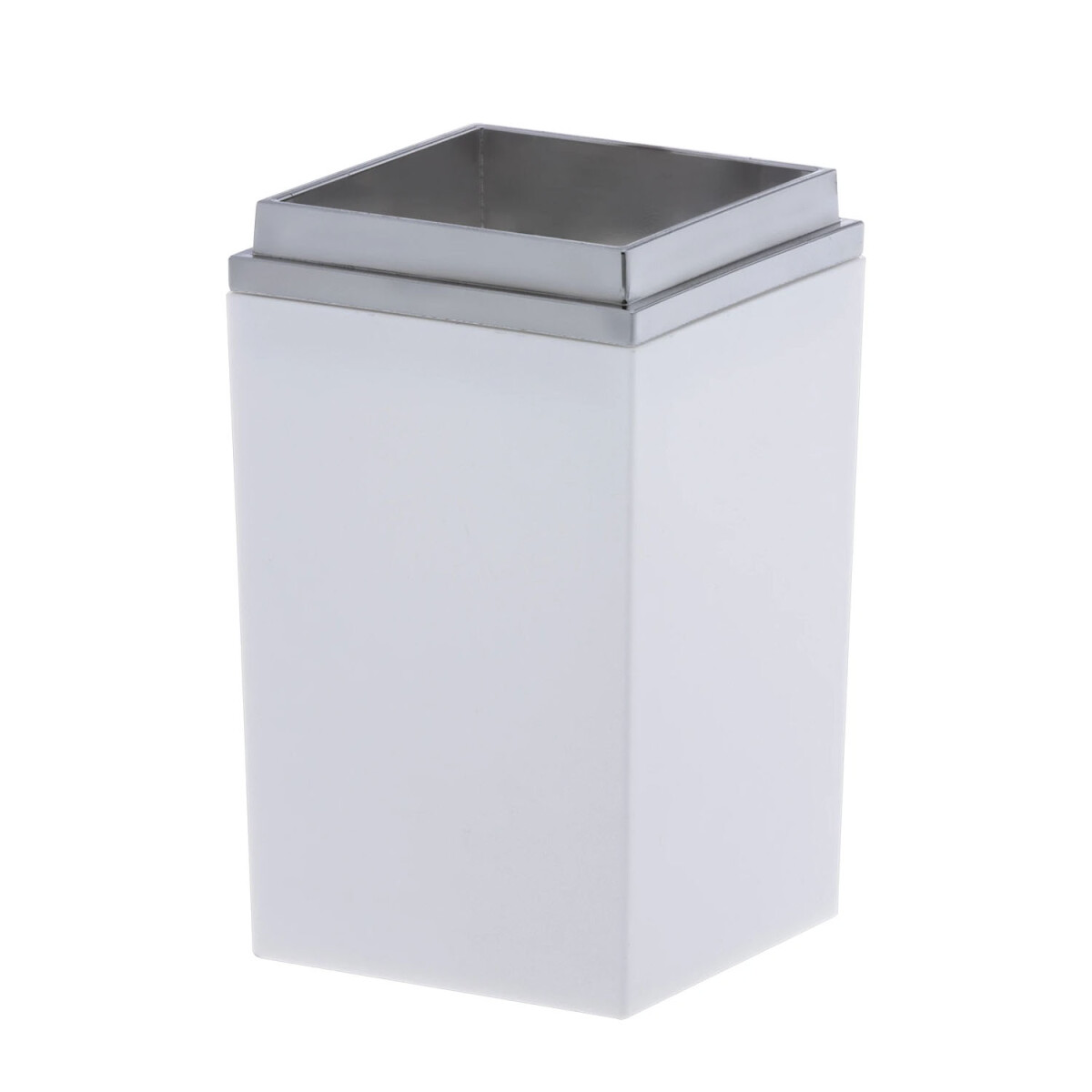 Organizador Baño Porta Cepillo Dientes Pasta Quadratta en PP - Blanco 