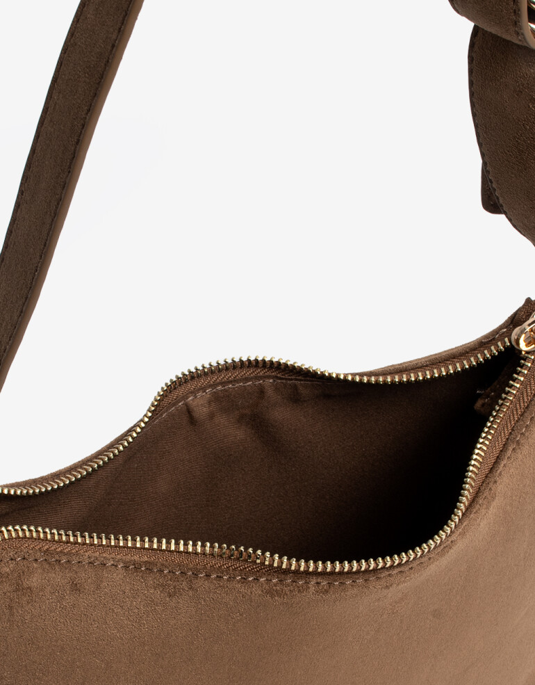 City City Con Argollas Laterales - Marron Medio