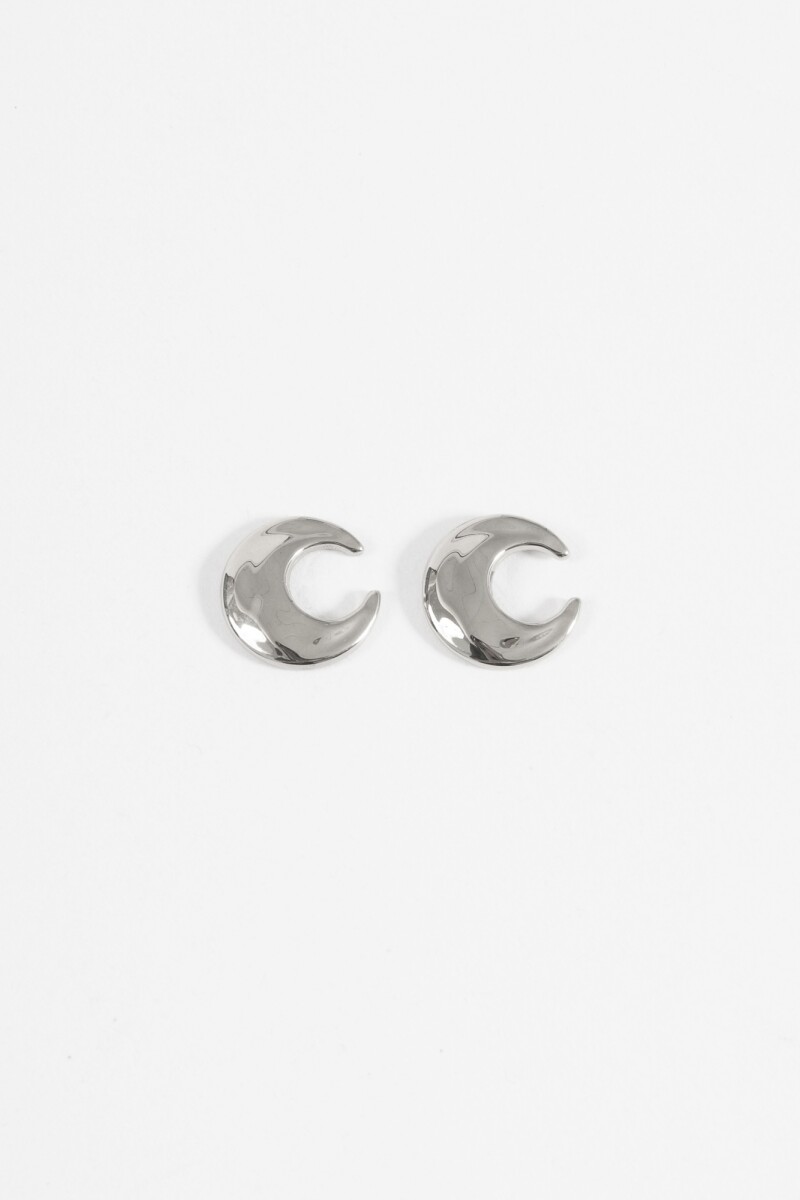 Aro acero earcuff irregular plateado