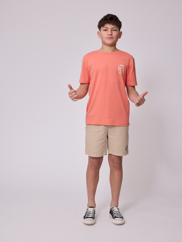T-SHIRT ROKAI TEEN RUSTY Durazno
