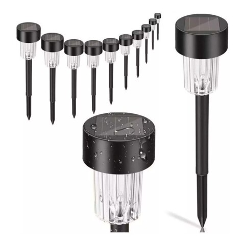 Luces Solar Farol Estaca Antorcha Luz Led Jardin X20 Variante FRIA