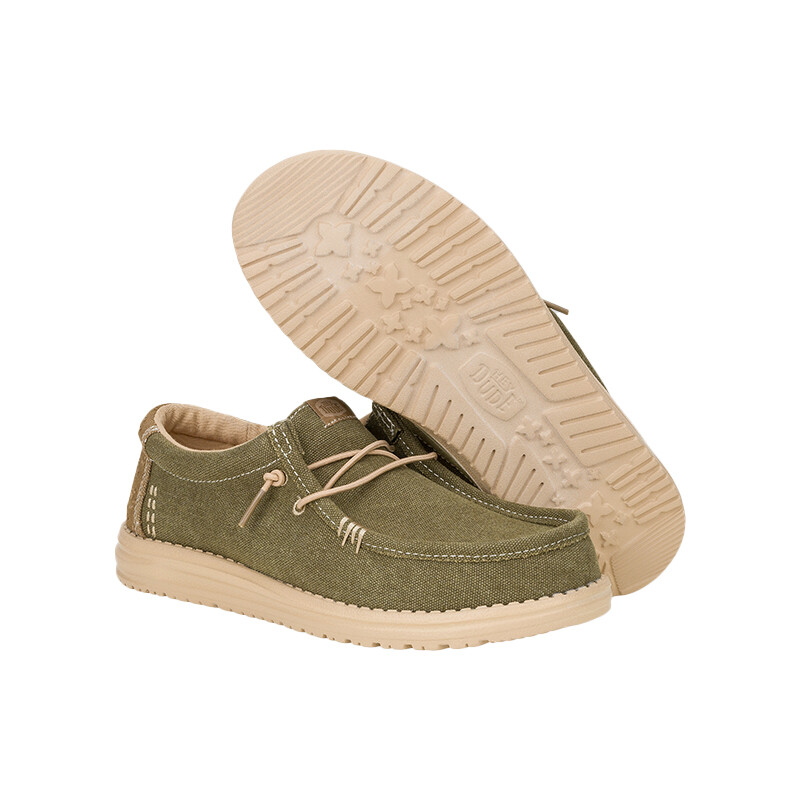 Zapatos Hey Dude Wally Workwear Verde